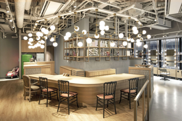 デザインスタジオミームの店舗デザイン施工例_美容室